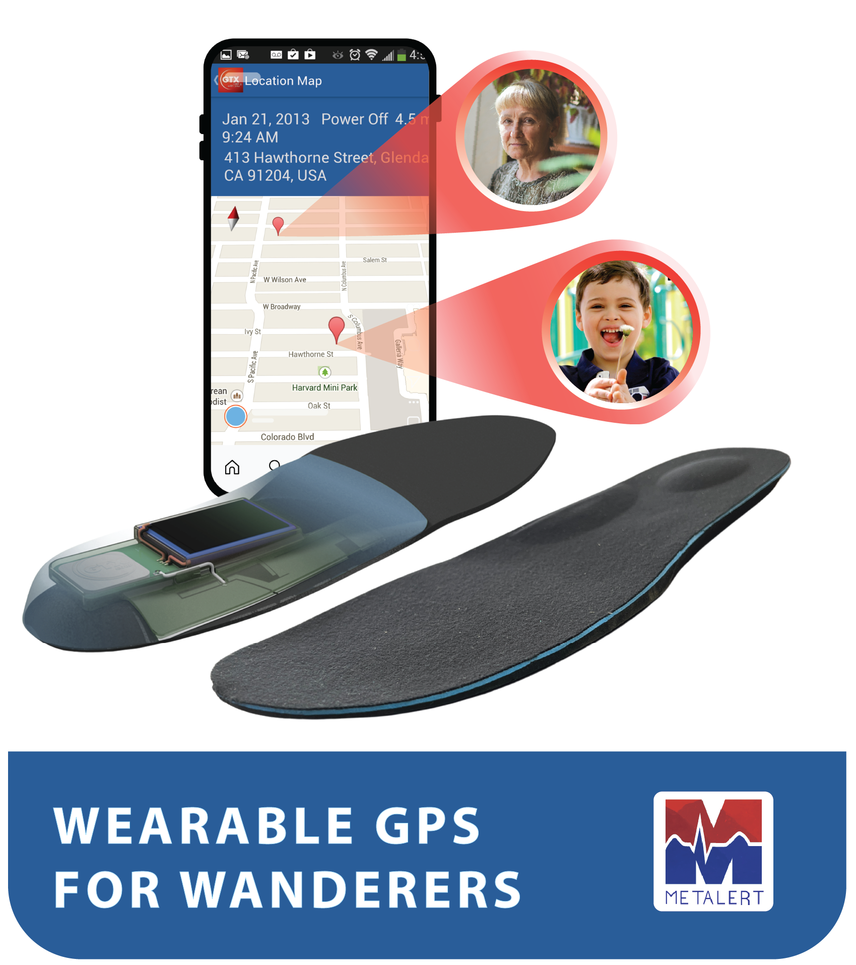 GPS SmartSole® Wearable Tracker